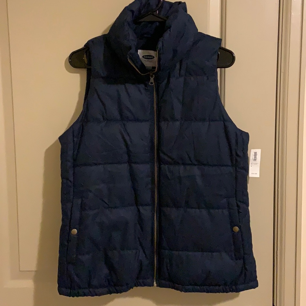 NWT Old Navy Navy Puffer Vest